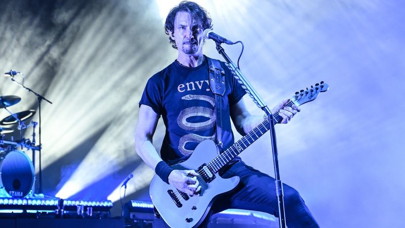 Joe Duplantier mit Gojira im kalifornischen Concord (20.04.2023)