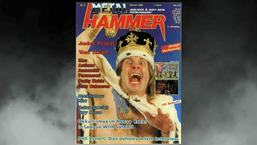 Ozzy auf dem Titel im Februar 1986