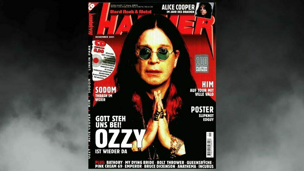 Ozzy auf dem Titel im November 2001