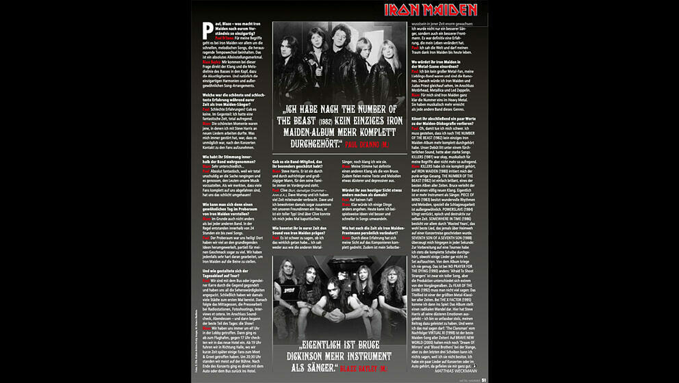 Paul Di’Anno und Blaze Bayley im Interview