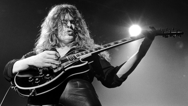 John Sykes mit Thin Lizzy 1980 im Londoner Rainbow