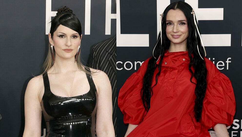 Spiritbox-Frontfrau Courtney LaPlante (l.) nahm die Grammy-Verwechslung mit Poppy gelassen