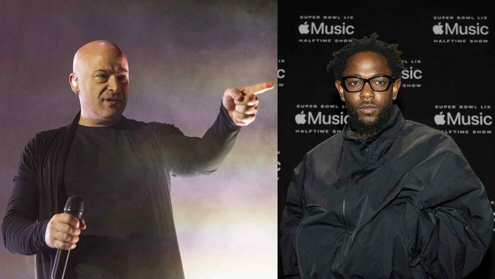 Disturbed-Sänger David Draiman (l.) würde gerne was mit Kendrick Lamar machen