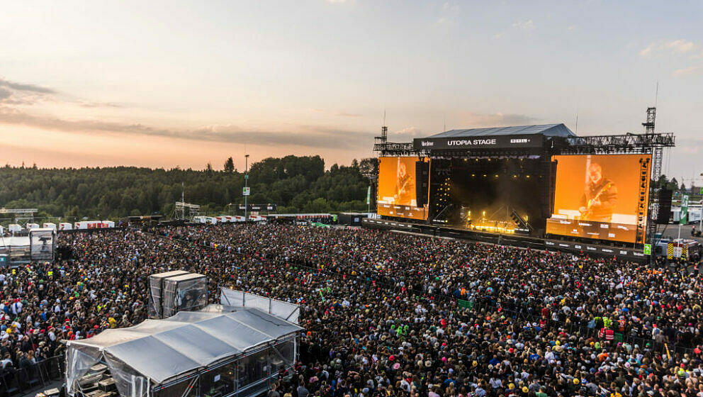 NUERBURG, GERMANY - JUNE 07: General view during Rock am Ring at Nuerburgring on June 07, 2024 in Nuerburg, Germany. (Photo b