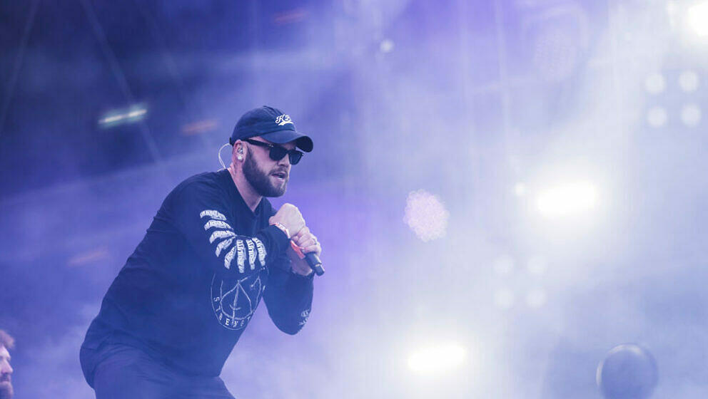 NUERBURG, GERMANY - JUNE 09: Singer Tyler Miller of the band Thy Art Is Murder performs live on stage at the annual Rock Am R